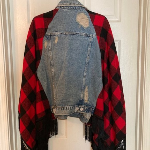 Denim Jacket/Poncho - Picture 3 of 4